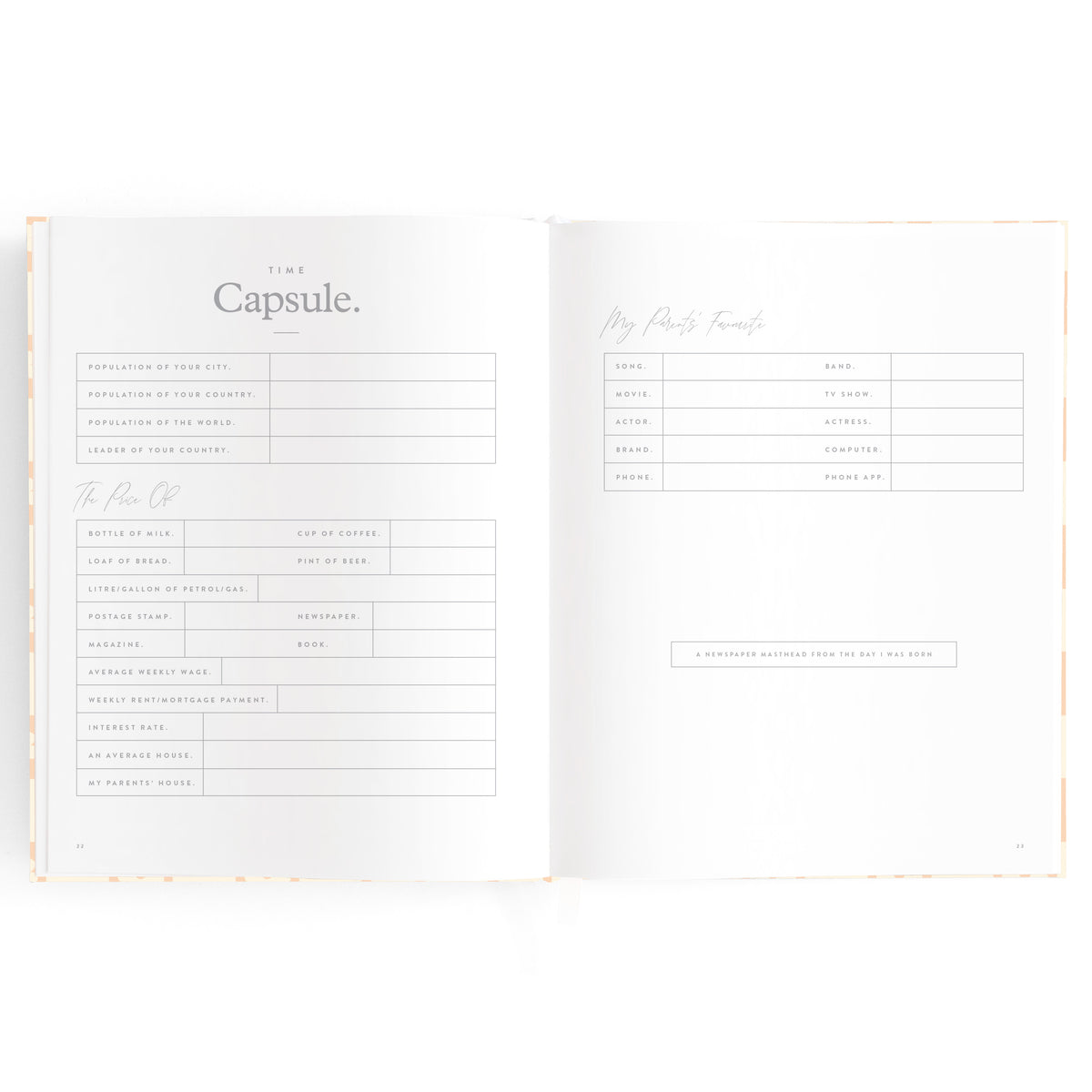 Baby Book Daisy Grid
