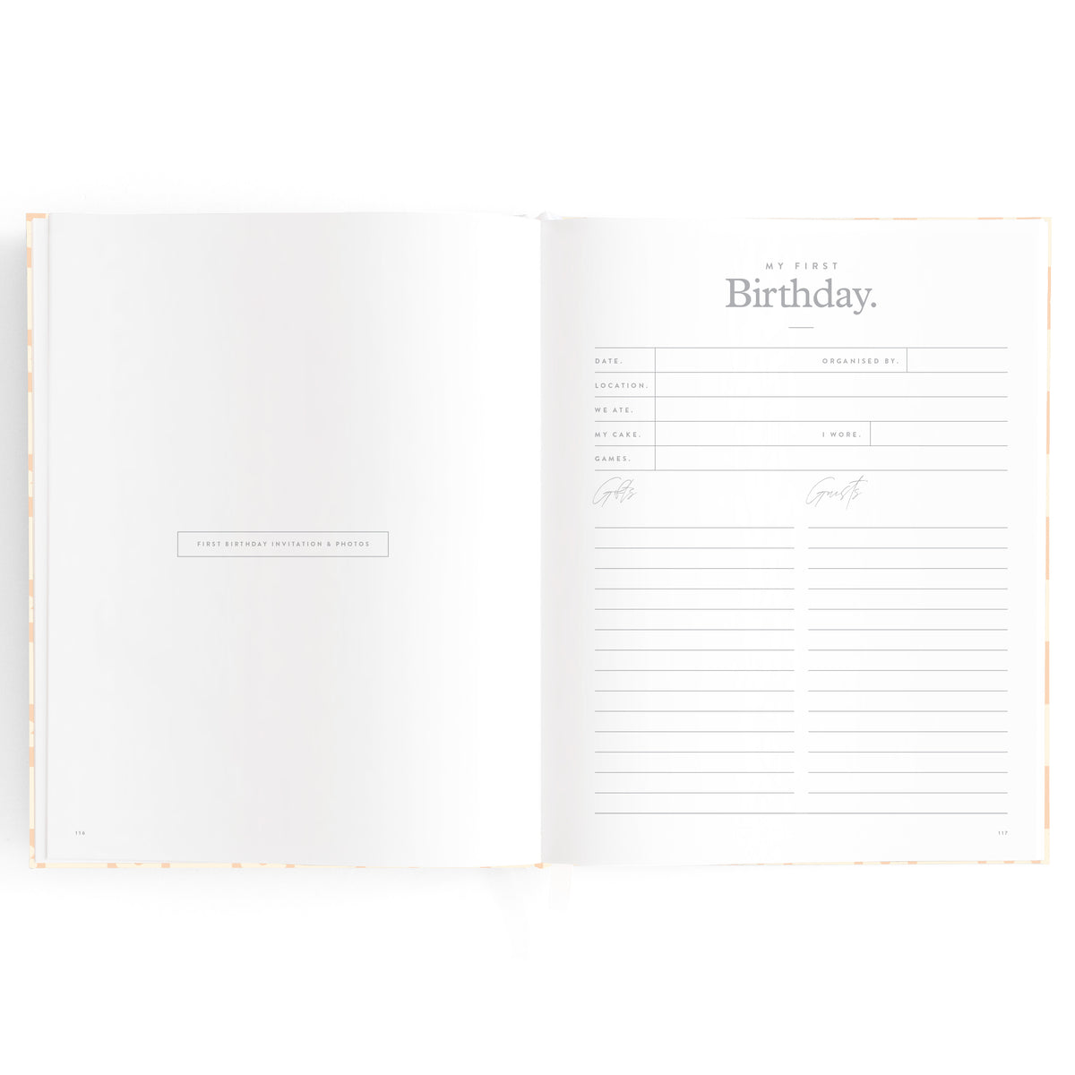 Baby Book Daisy Grid