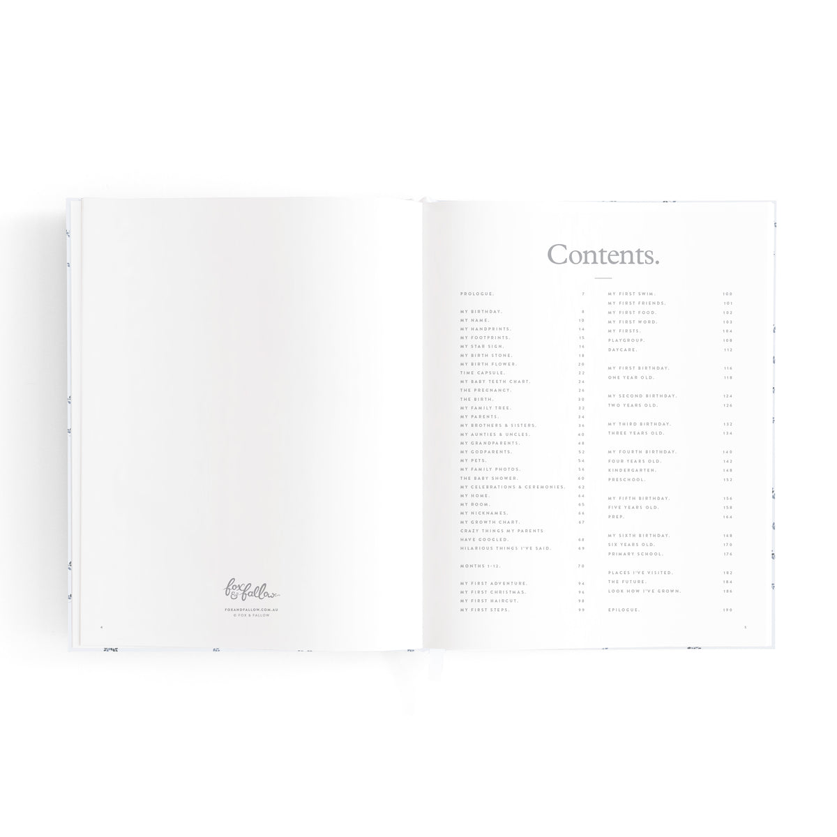Mini Baby Book | Bluebell