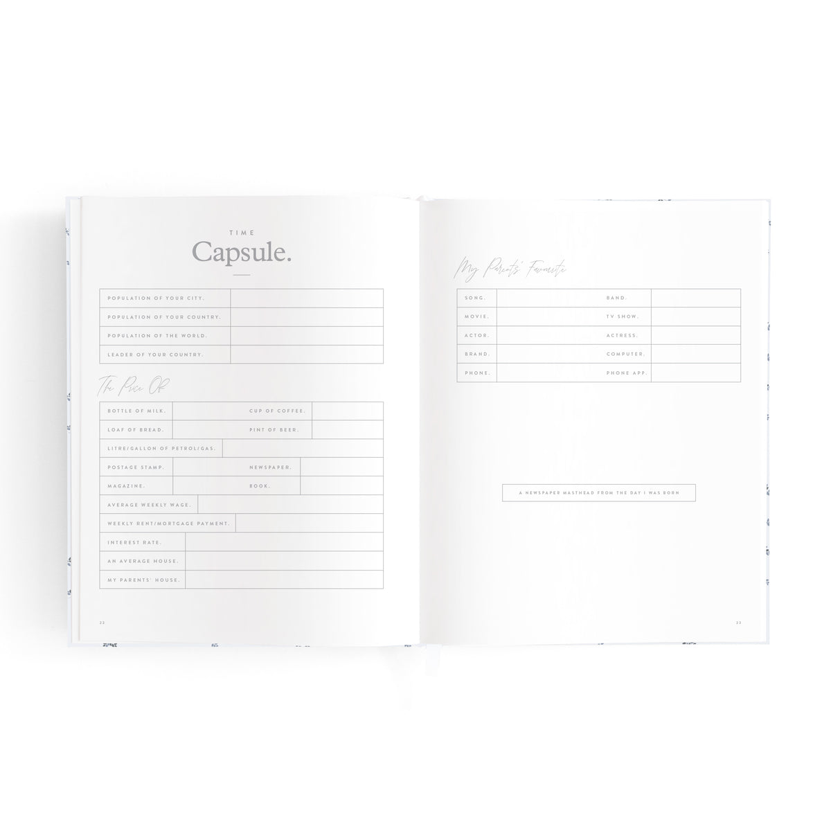 Mini Baby Book | Bluebell
