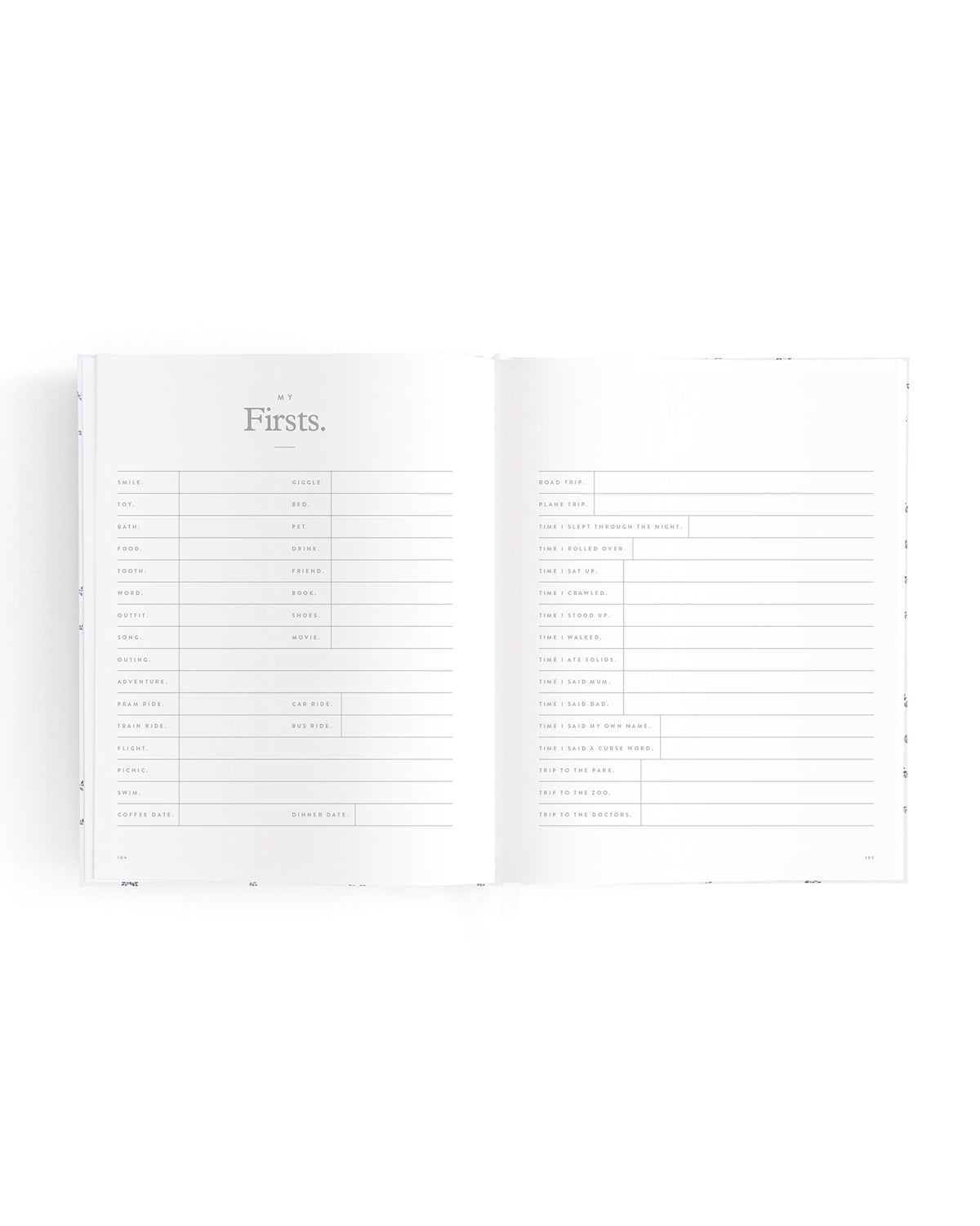 Mini Baby Book | Bluebell