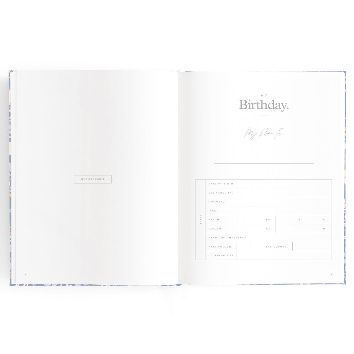 Baby Book Forest Friends Cornflower