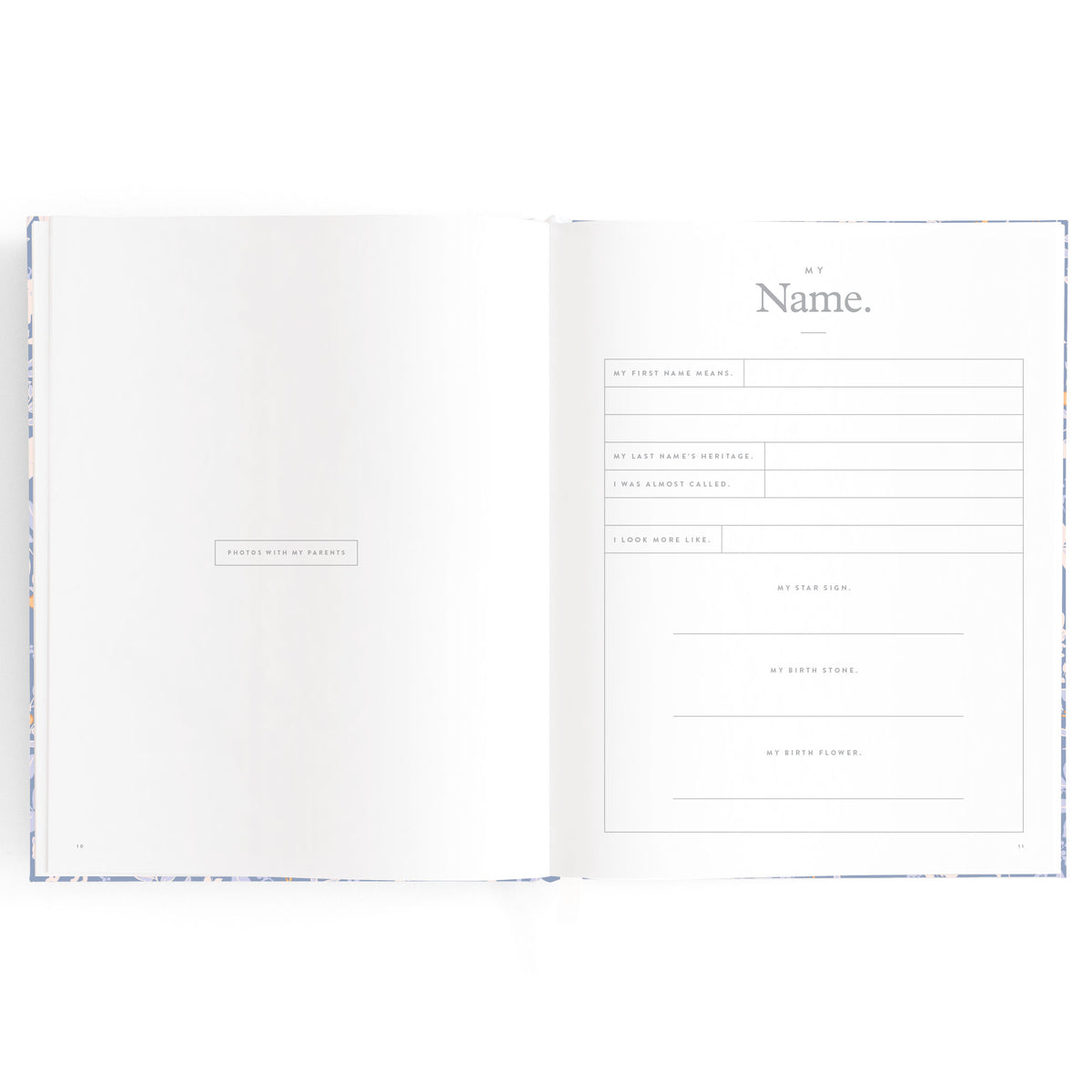 Baby Book Forest Friends Cornflower