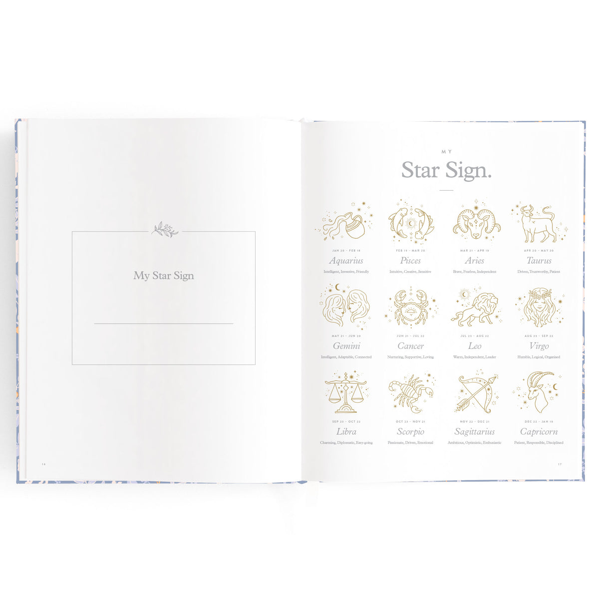 Baby Book Forest Friends Cornflower