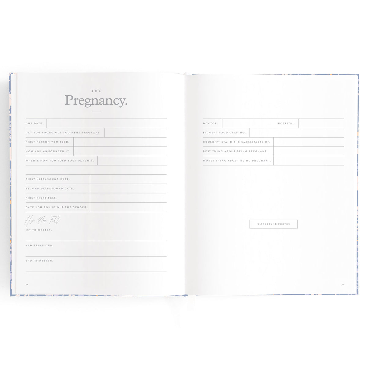 Baby Book Forest Friends Cornflower