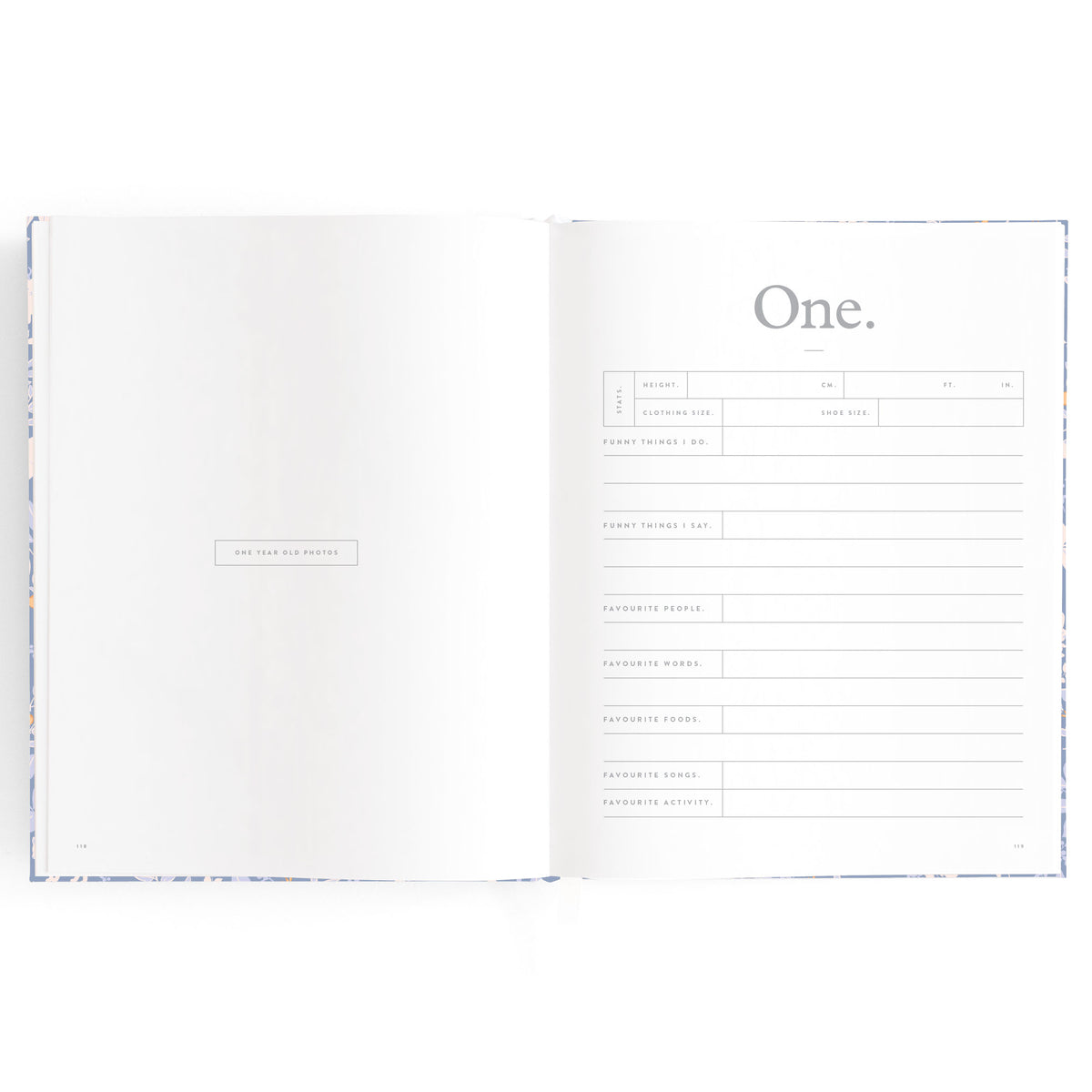 Baby Book Forest Friends Cornflower