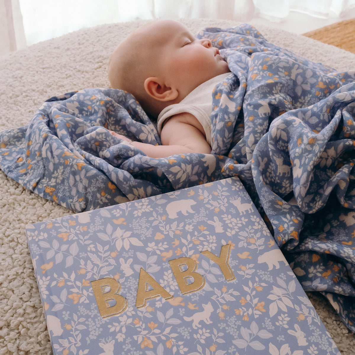 Baby Book Forest Friends Cornflower