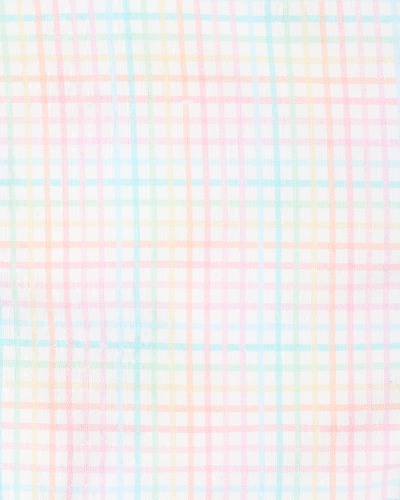 Candy Blossom Check Shorts | 3-5
