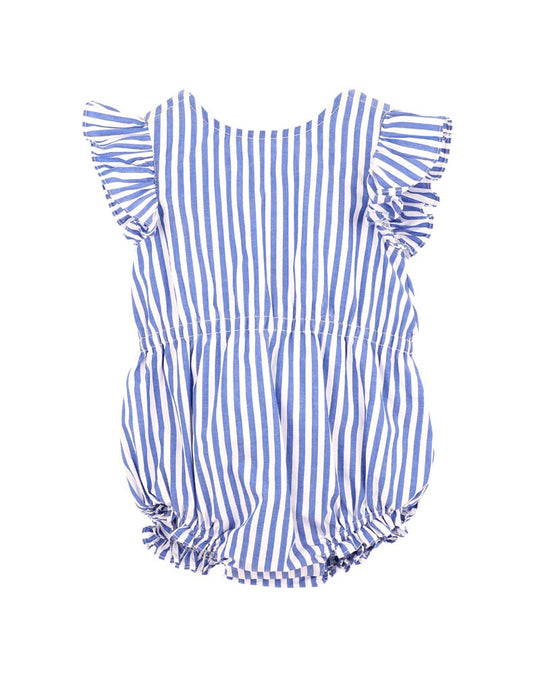 Summer Vacay Blue Stripe Bodysuit