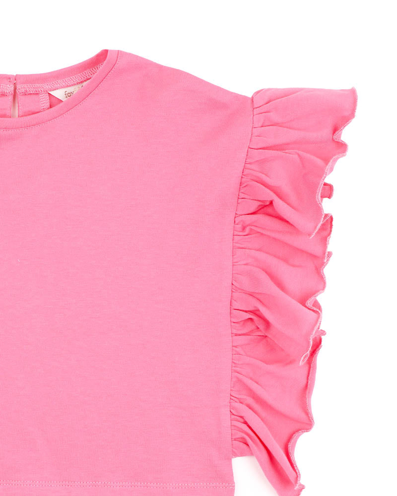 Summer Vacay Pink Oversized Top