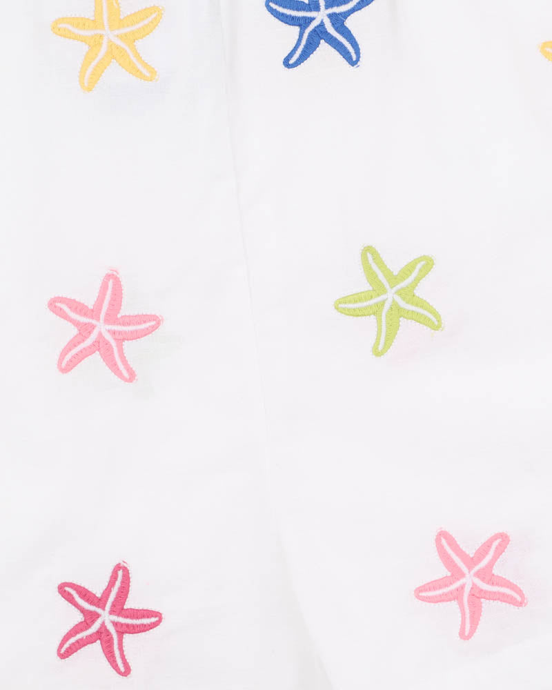 Summer Vacay Star Fish EMB Playsuit