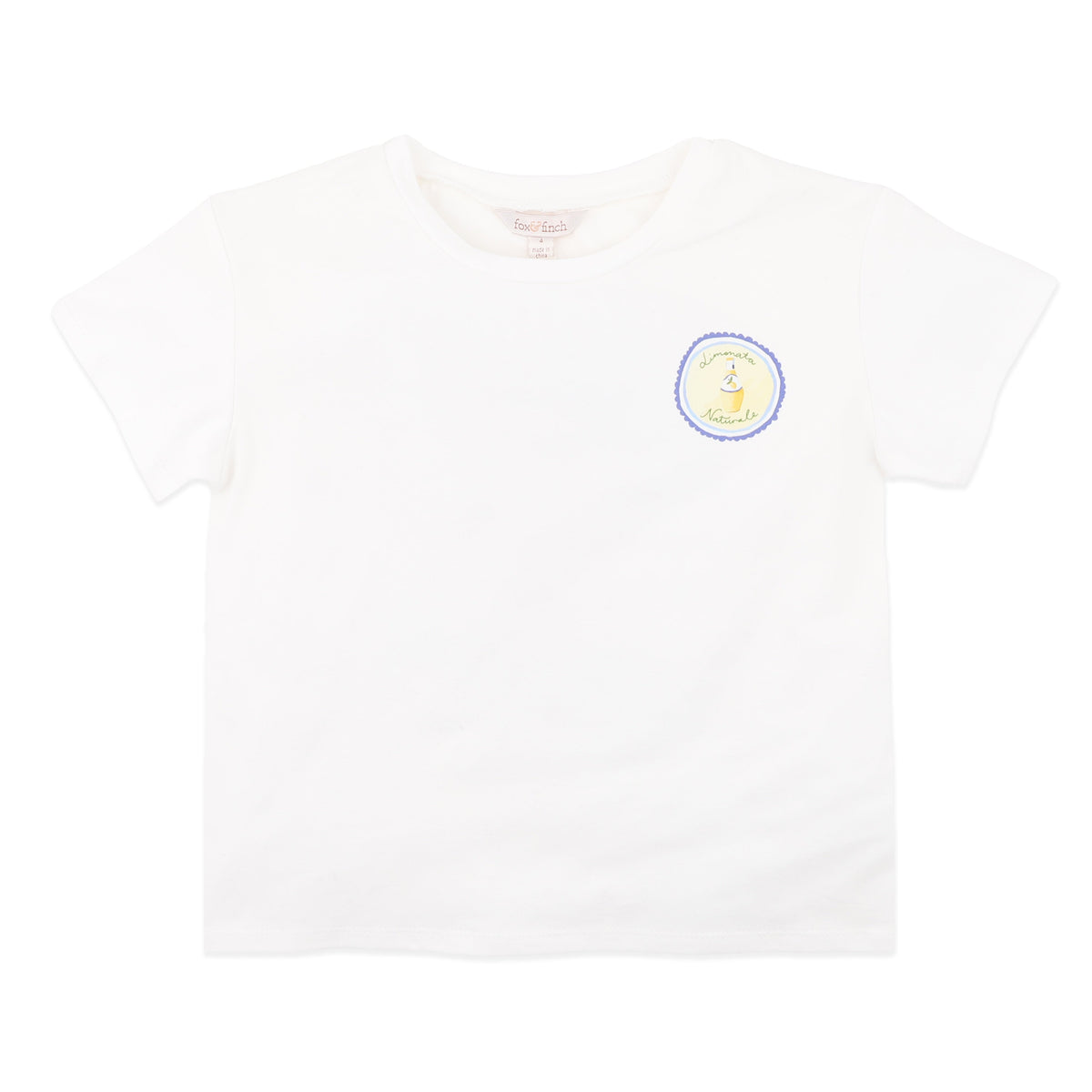 PICCOLINA ORGANIC LIMONATA TEE 3-7Y