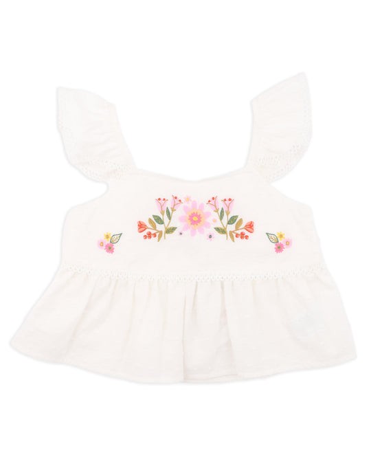 PARADISO EMBROIDERED TOP