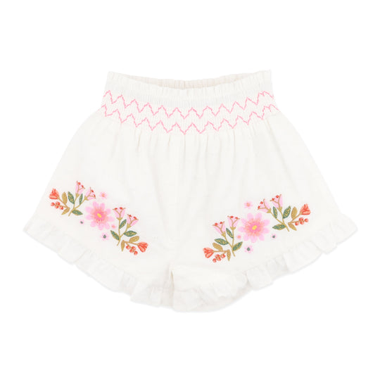 PARADISO EMBROIDERED SHORTS 3-7Y