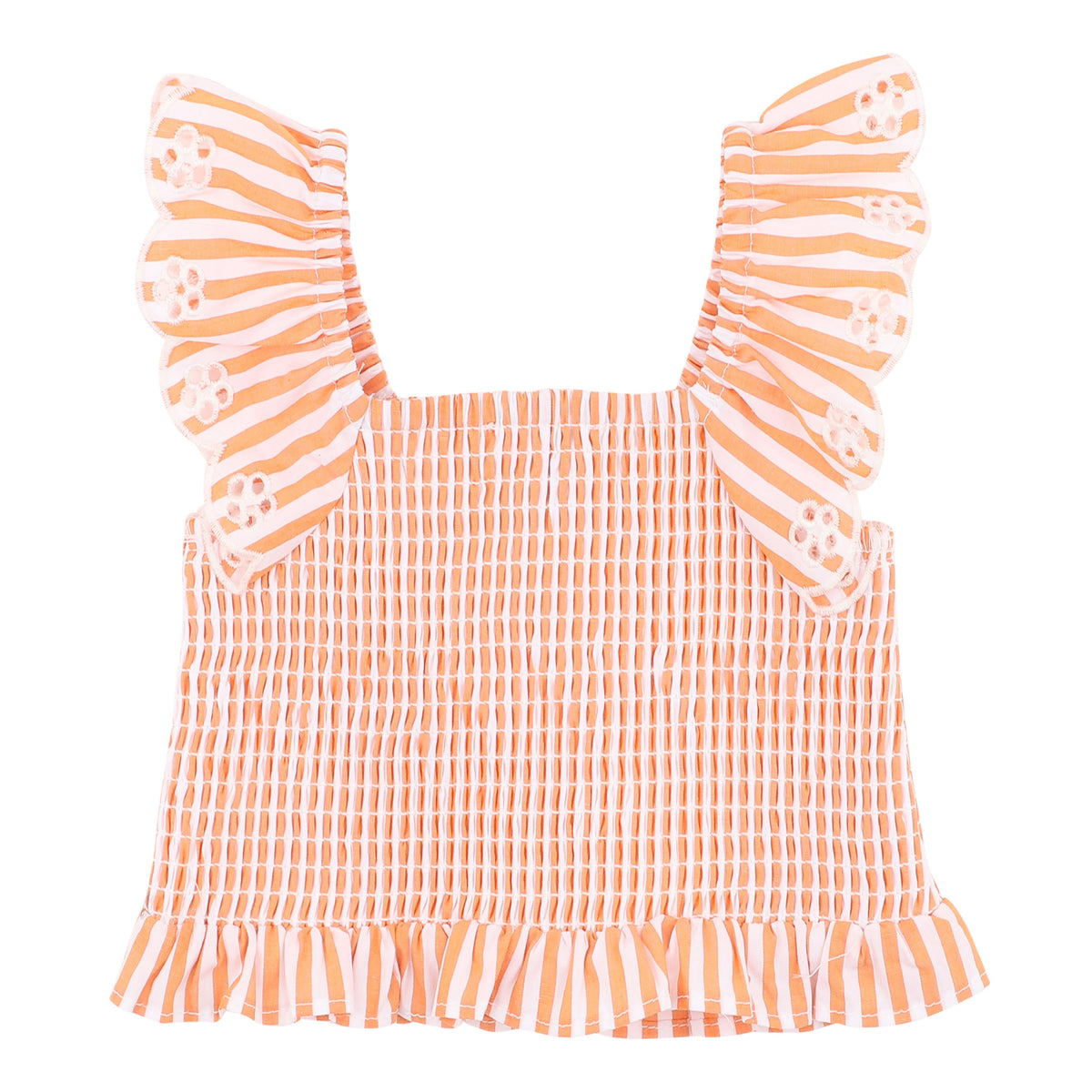 PARADISO STRIPE SHIRRED TOP 3-7Y