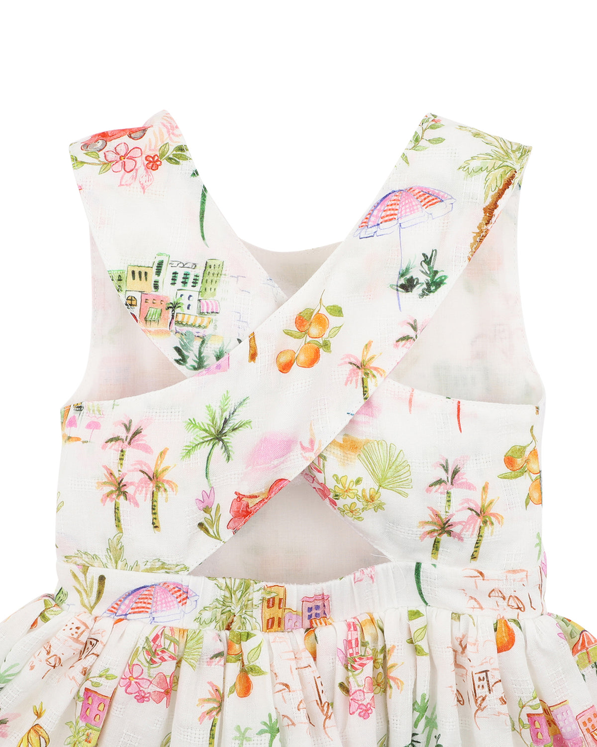 PARADISO CROSS BACK DRESS 3-7Y