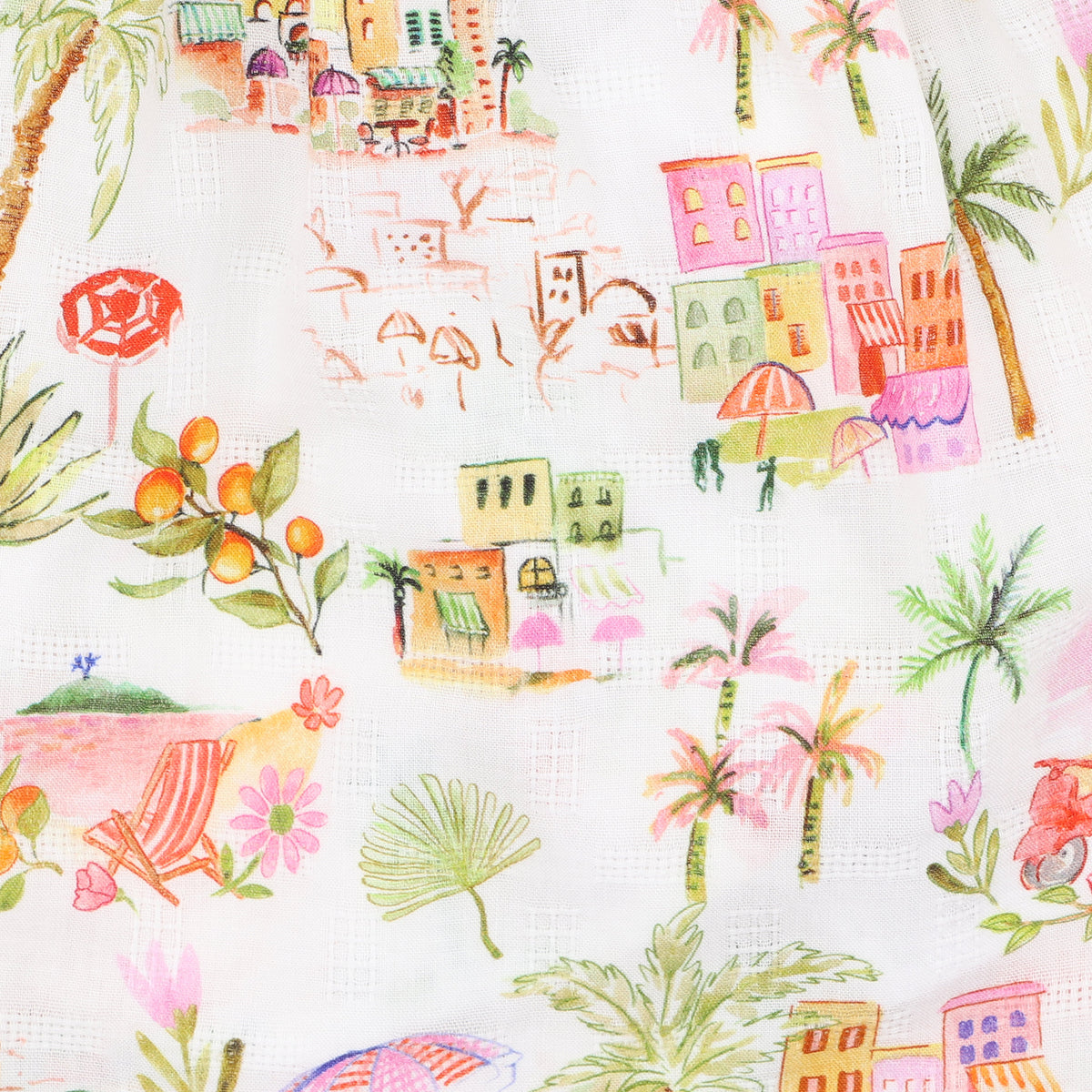 PARADISO PRINT FRILL TOP