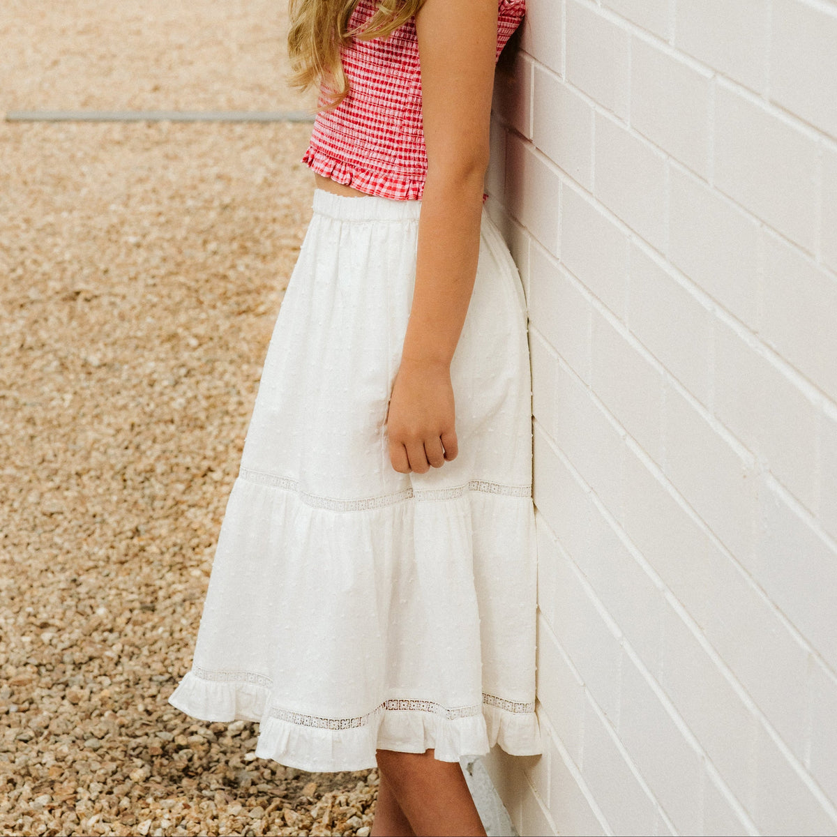 PARADISO DOBBY MIDI SKIRT 2-7Y