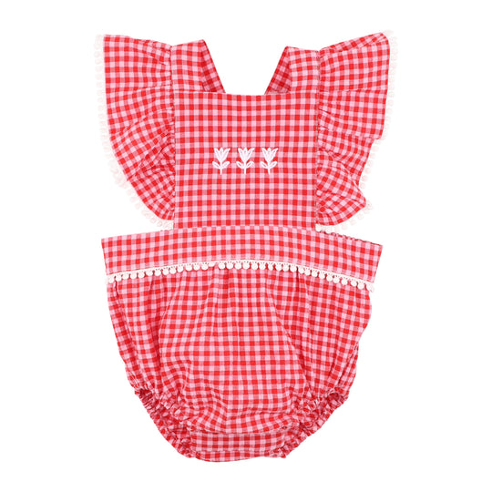 SUNDAE GINGHAM BODYSUIT