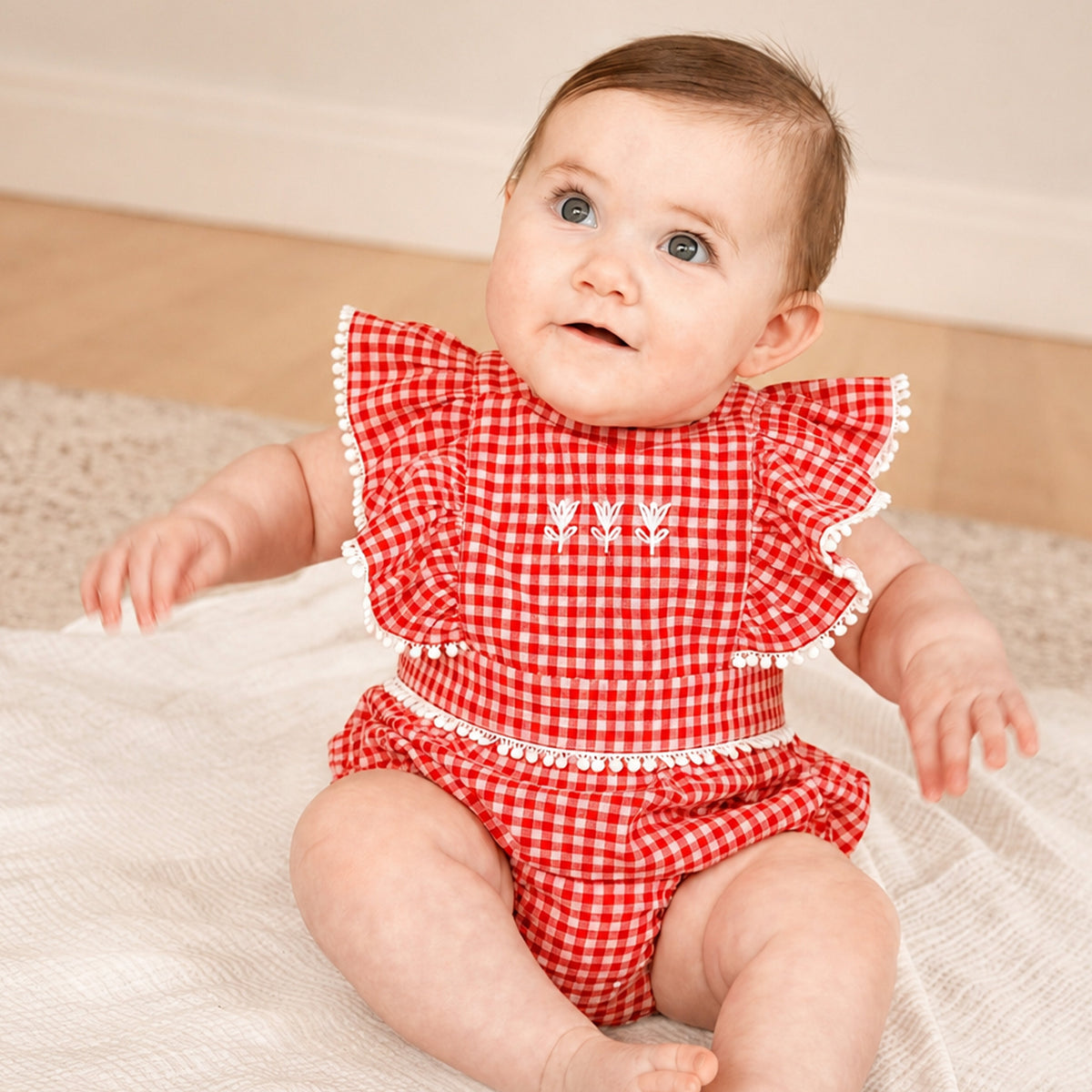 SUNDAE GINGHAM BODYSUIT