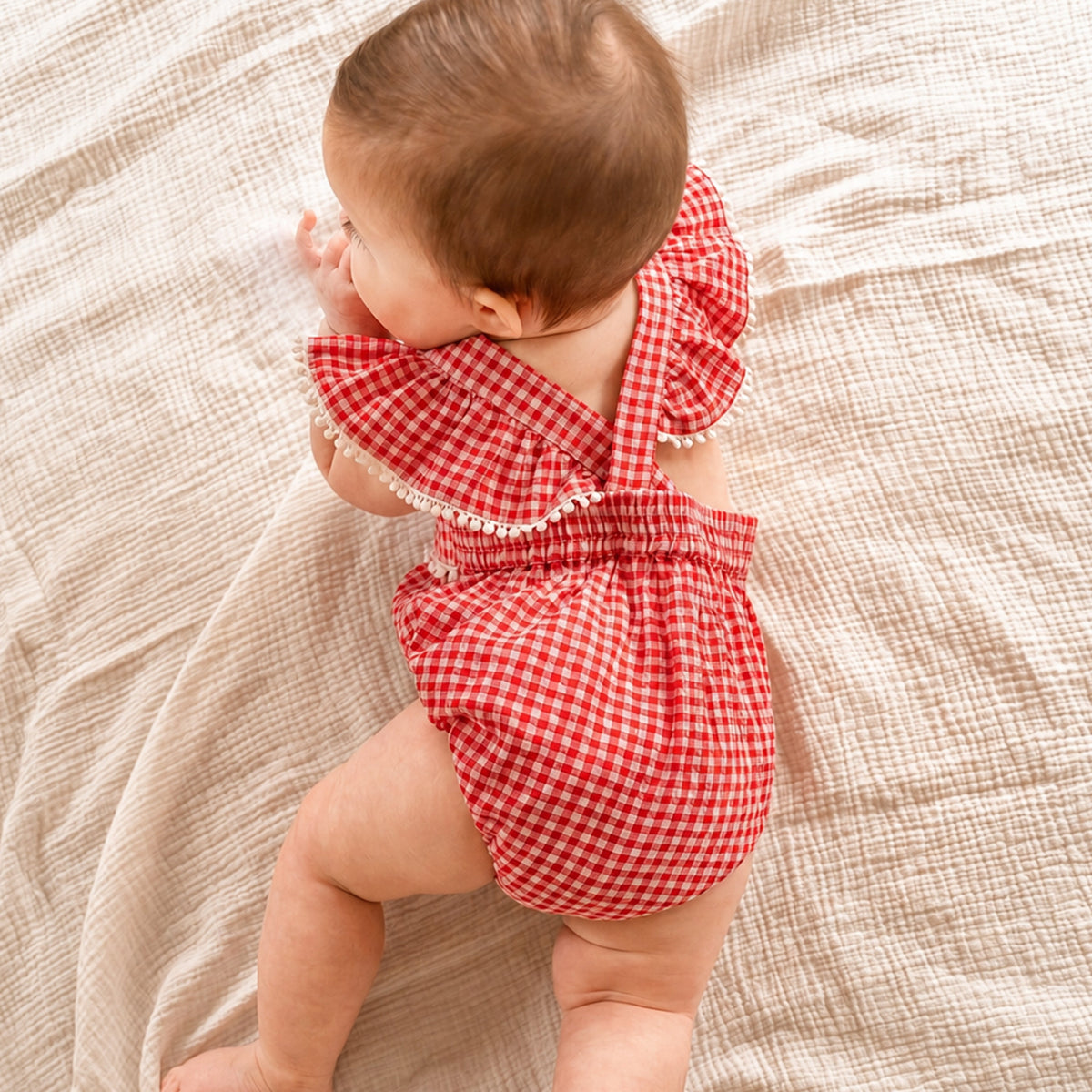 SUNDAE GINGHAM BODYSUIT