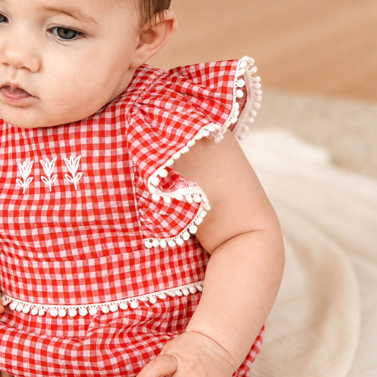 SUNDAE GINGHAM BODYSUIT