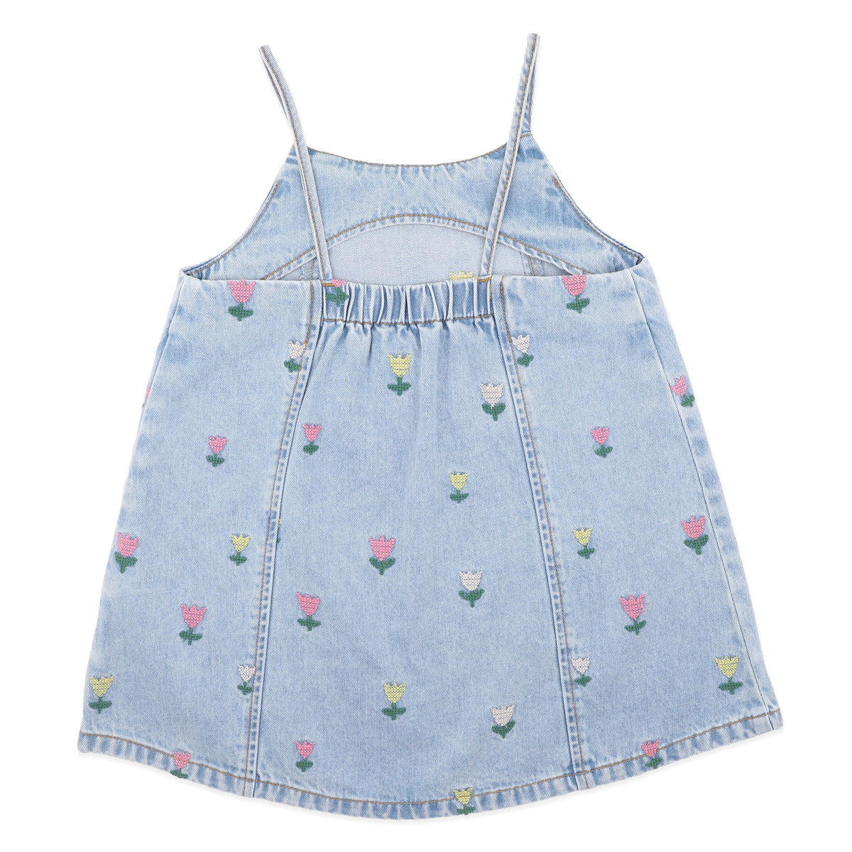 SUNDAE DENIM TULIP DRESS 3-7Y