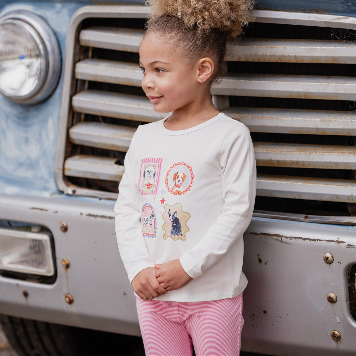 WINTER VACAY ORGANIC LS TEE | 3-7 YRS