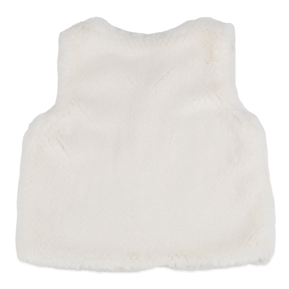 ORCHARD BLOOM EMB. FAUX FUR VEST | 3-7 YRS