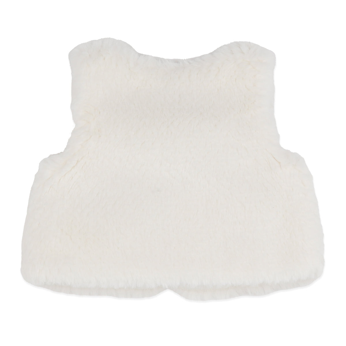ORCHARD BLOOM EMB. FAUX FUR VEST