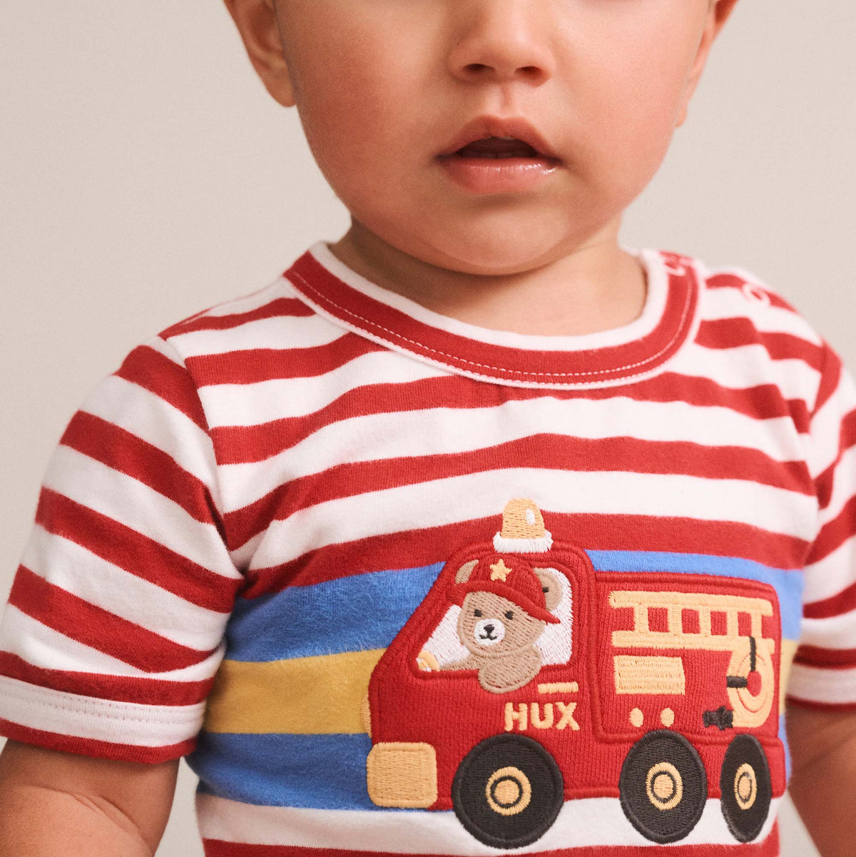 FIREMAN HUX STRIPE ROMPER