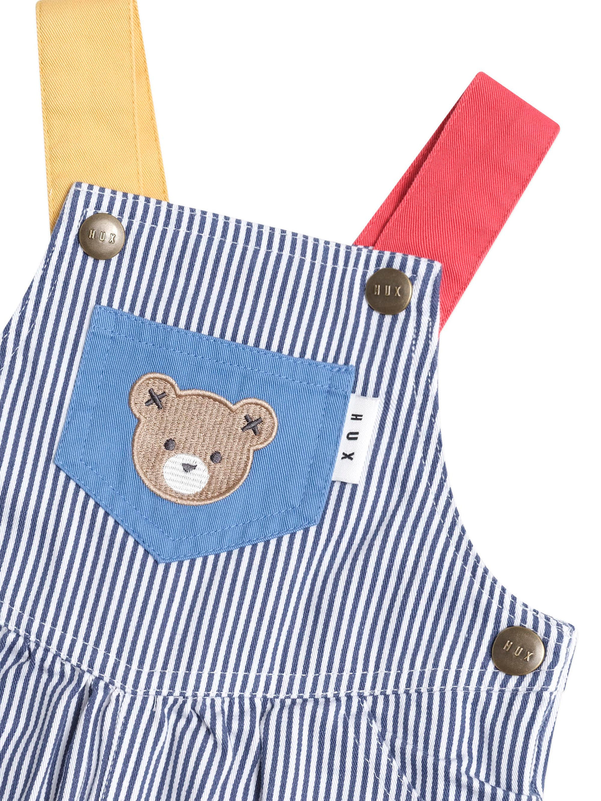 Classic Stripe Short Overalls