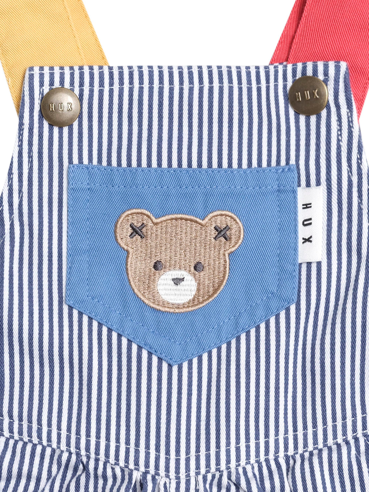 Classic Stripe Short Overalls