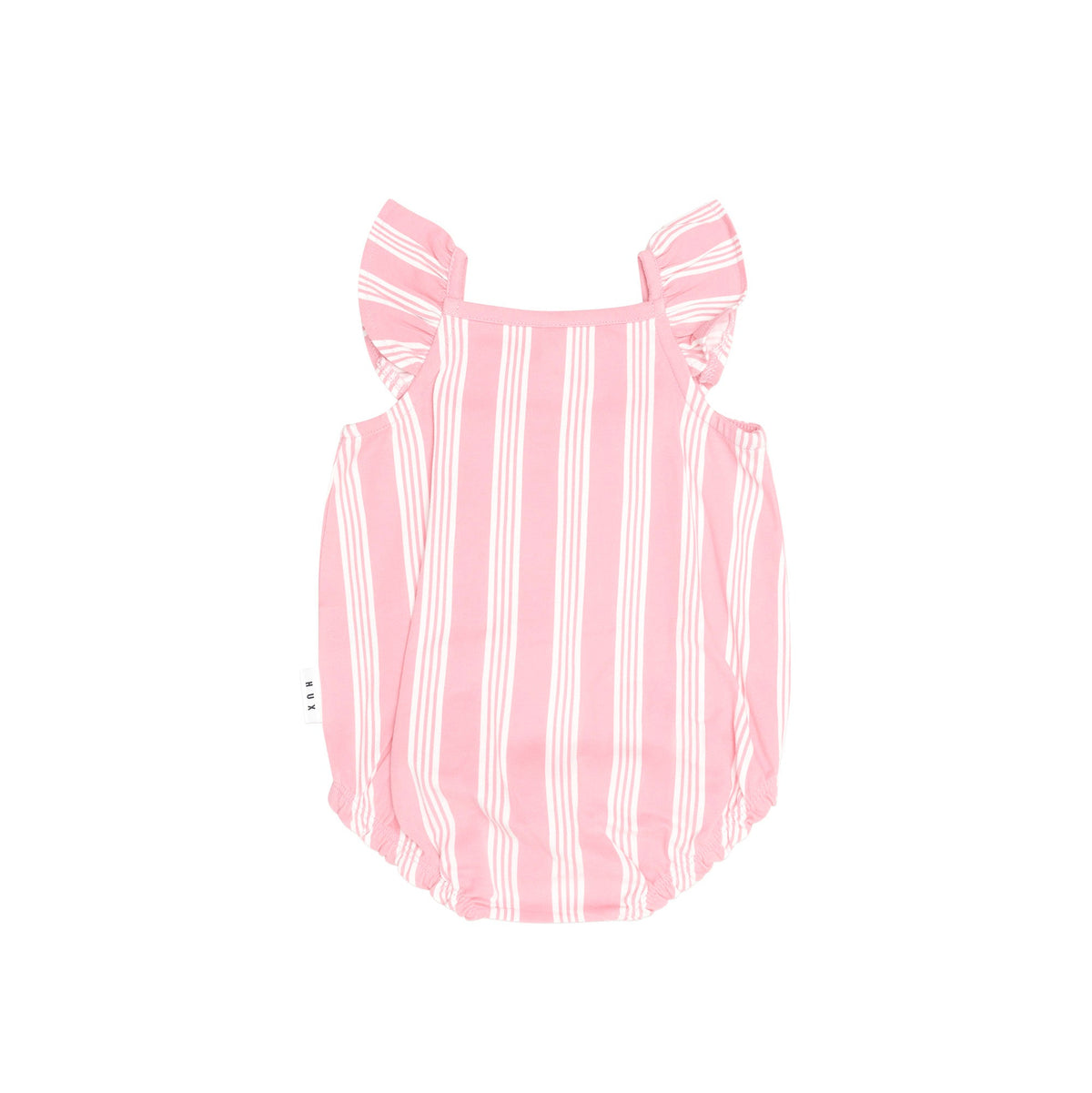 FLORAL EMB STRIPE PLAYSUIT