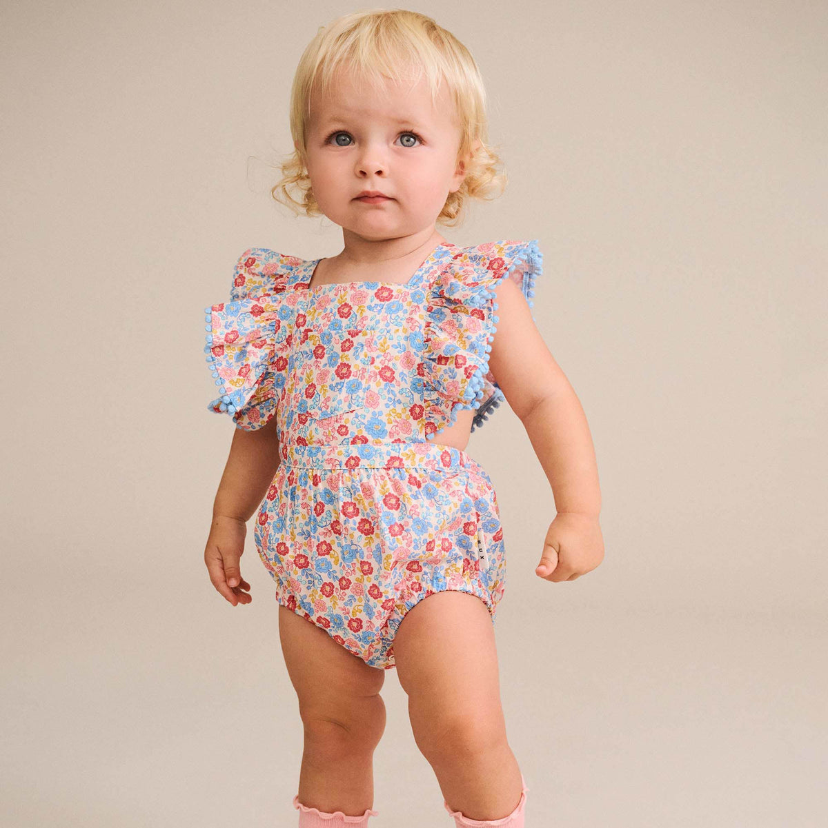 VINTAGE FLORAL PLAYSUIT