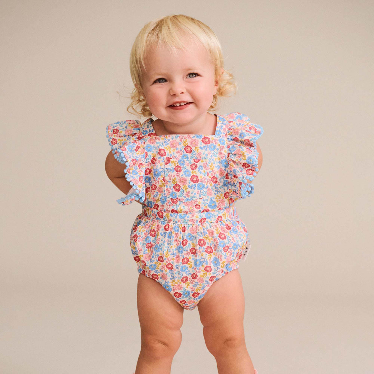 VINTAGE FLORAL PLAYSUIT