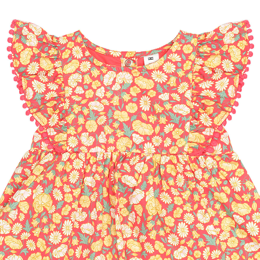 NAUTICAL FLORAL DRESS WITH BLOOMER