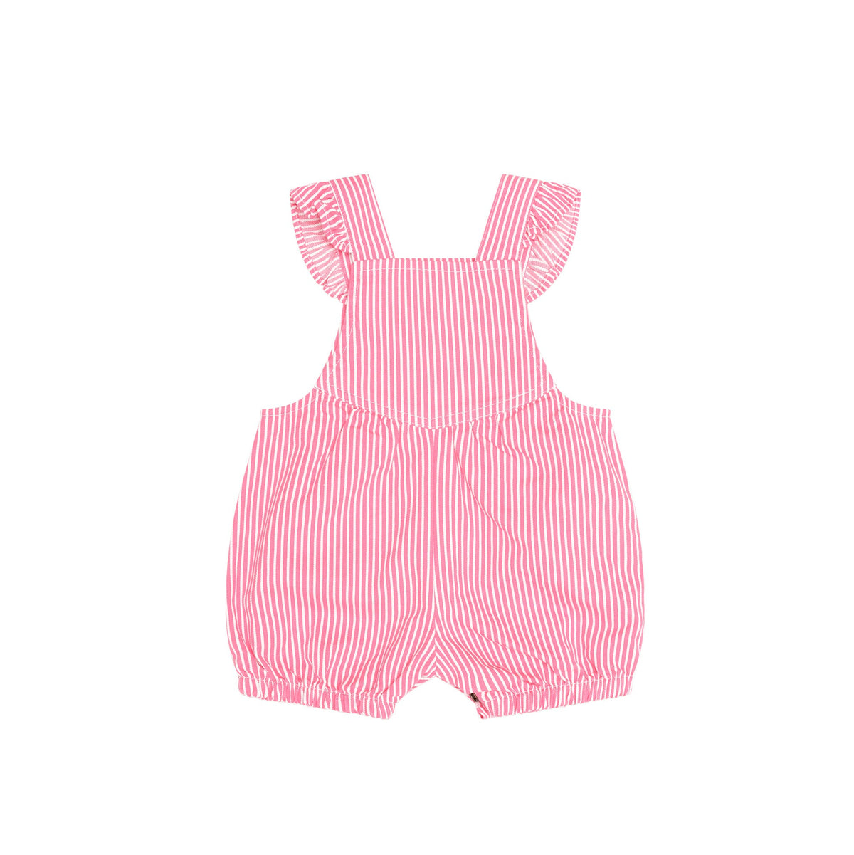 STRAWBERRY EMB STRIPE PLAYSUIT