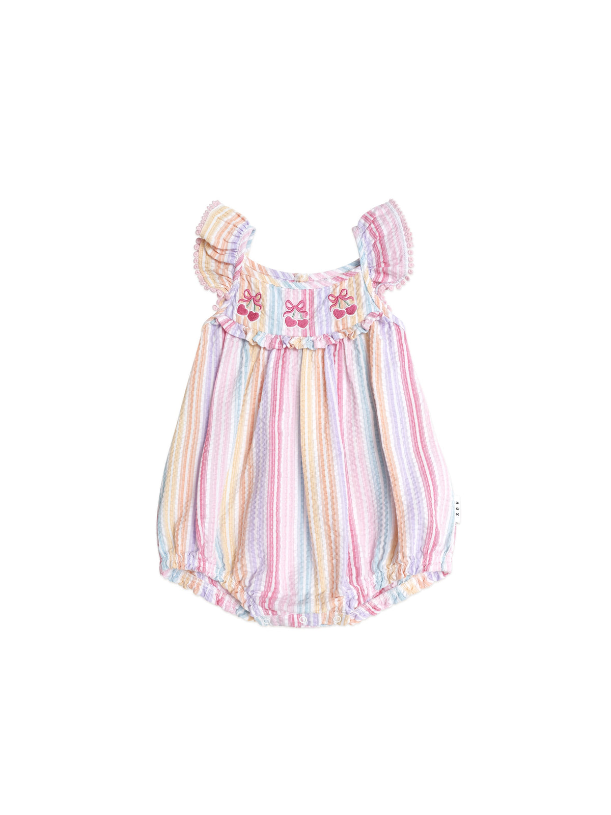 Rainbow Stripe Frill Playsuit