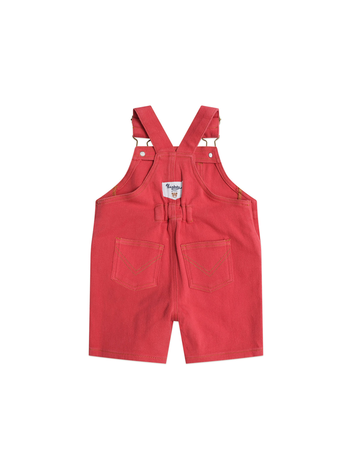 Denim Short Overalls | Chilli Red