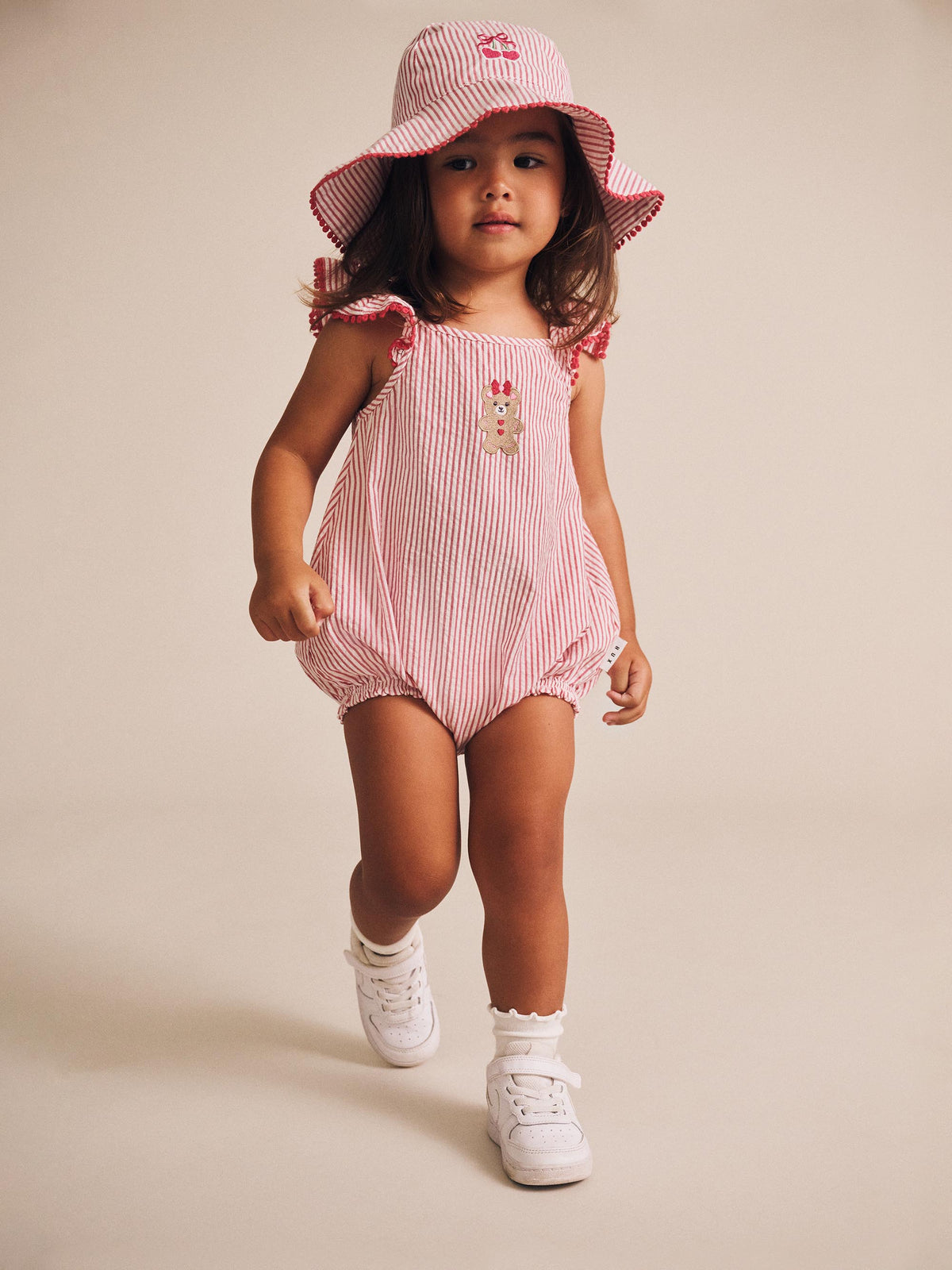 Gingerbread Frill Playsuit