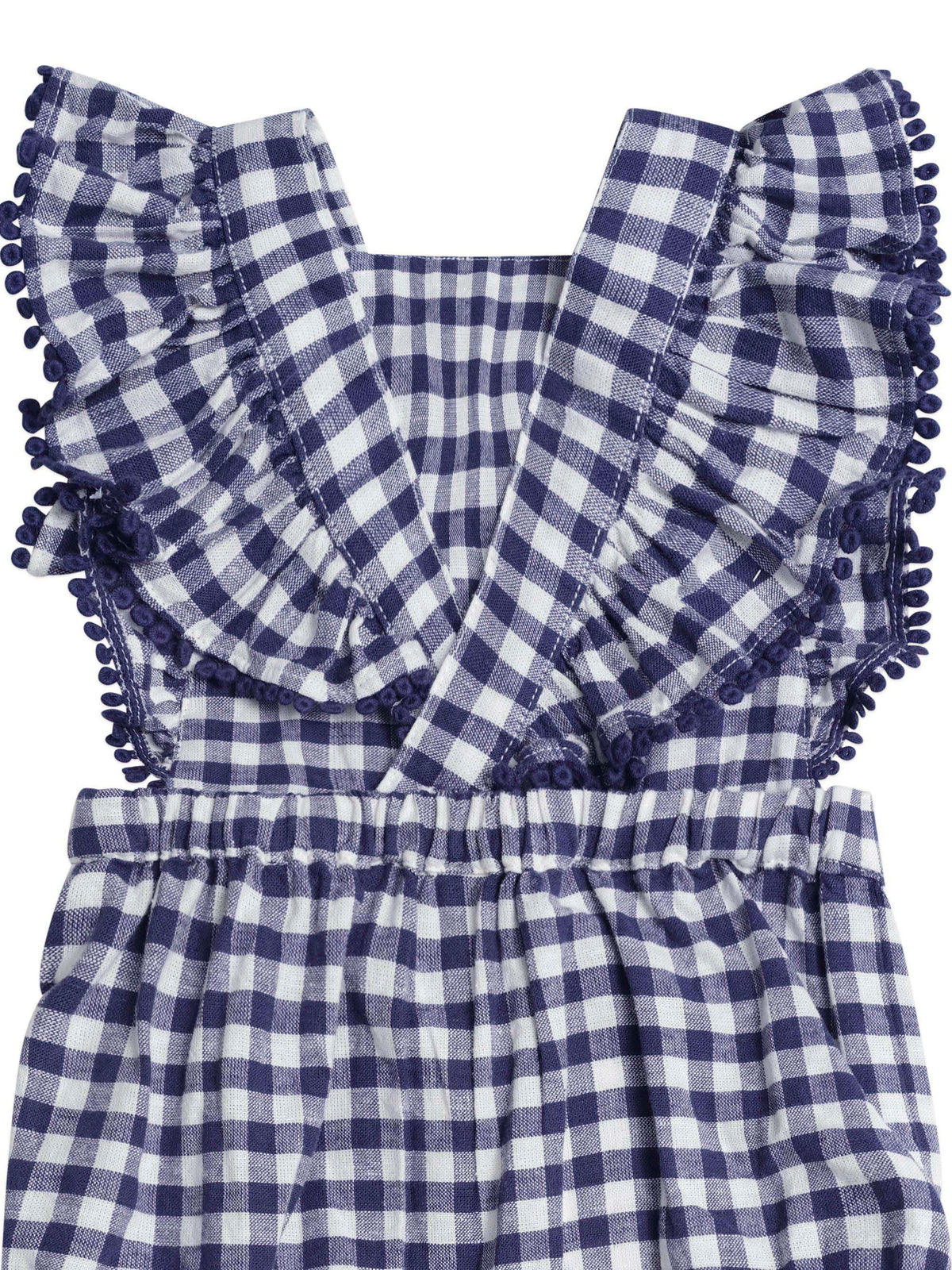 Frilly Playsuit Cherry Pie Check