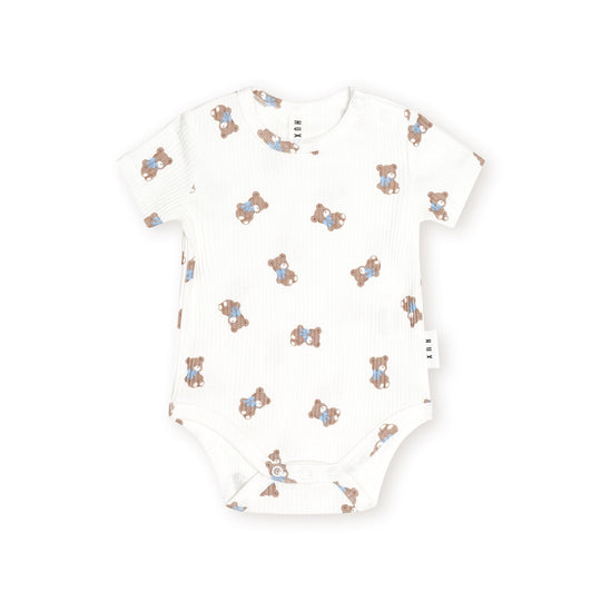 TUMBLING BOW HUX S/SLV BODYSUIT