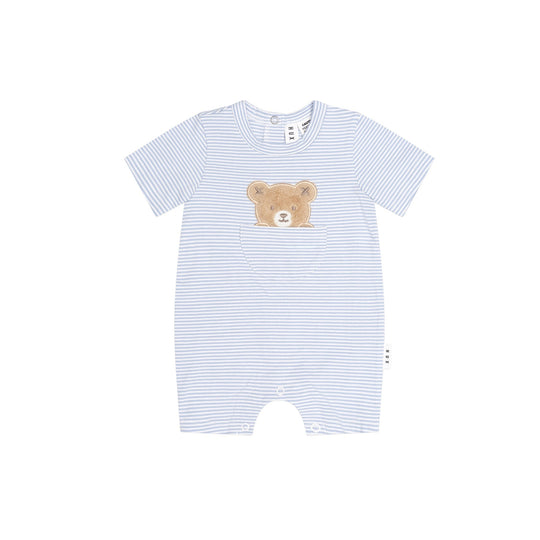 PEEKABOO HUX STRIPE BODYSUIT