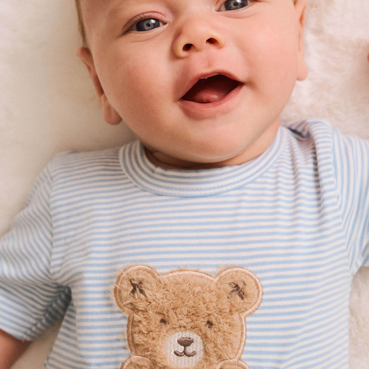PEEKABOO HUX STRIPE BODYSUIT