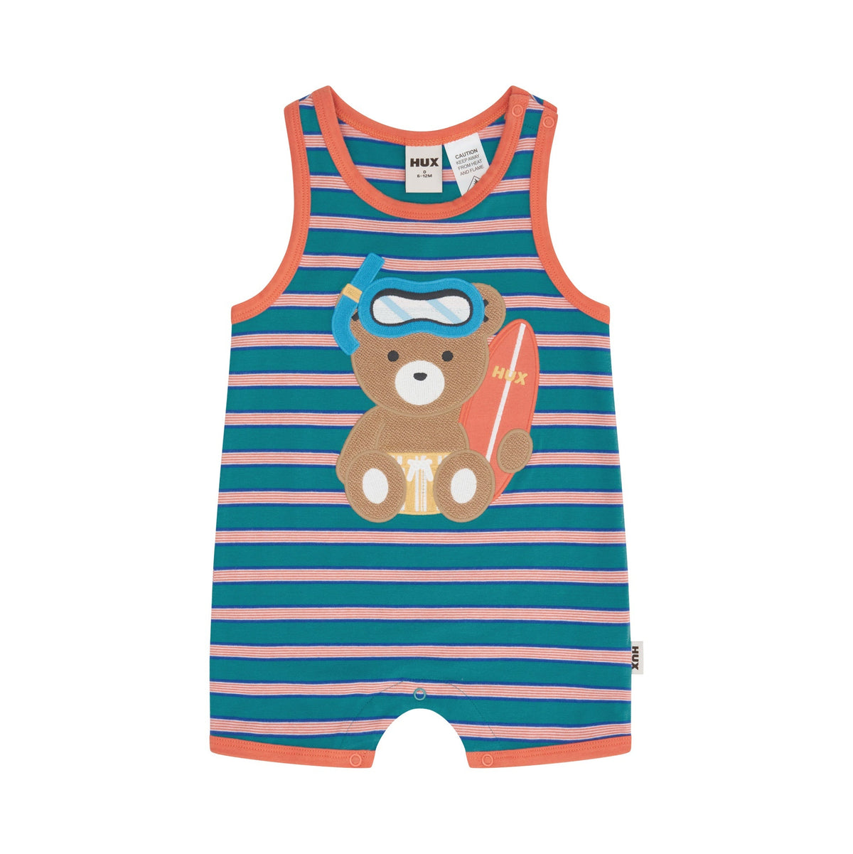 Snorkel Sitting Hux Stripe Romper