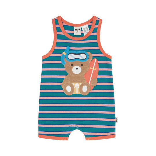 Snorkel Sitting Hux Stripe Romper