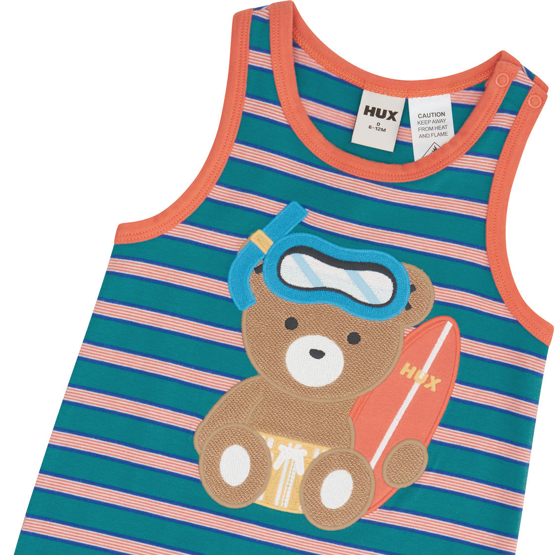 Snorkel Sitting Hux Stripe Romper