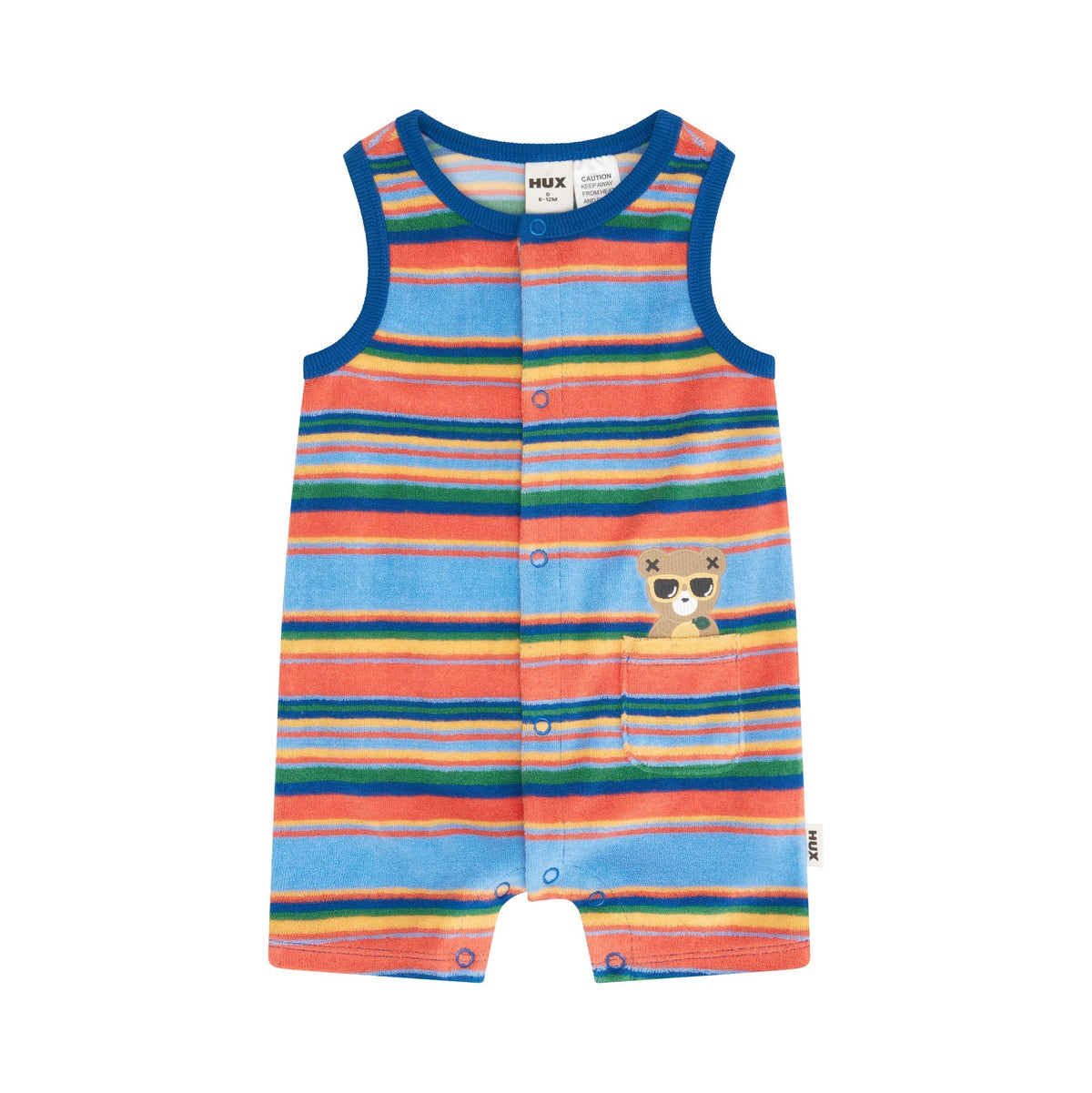 Hux Sunset Stripe S/less Romper