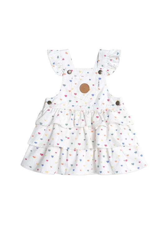 I Heart Cake Pinafore Dress